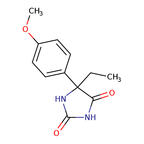 5-ethyl-5-(4-methoxyphenyl)imidazolidine-2,4-dione