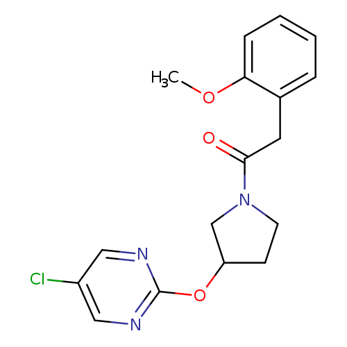 1-{3-[(5-chloropyrimidin-2-yl)oxy]pyrrolidin-1-yl}-2-(2-methoxyphenyl)ethan-1-one