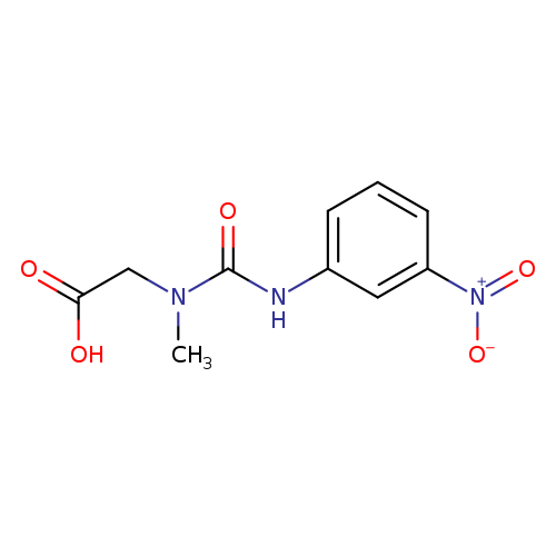 2-{methyl[(3-nitrophenyl)carbamoyl]amino}acetic acid