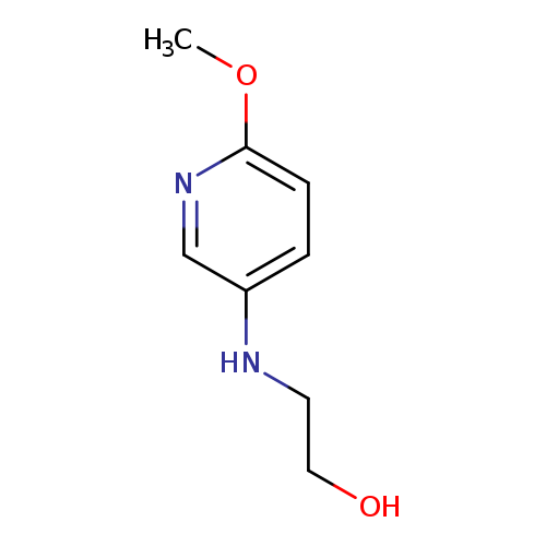 2-[(6-methoxypyridin-3-yl)amino]ethan-1-ol
