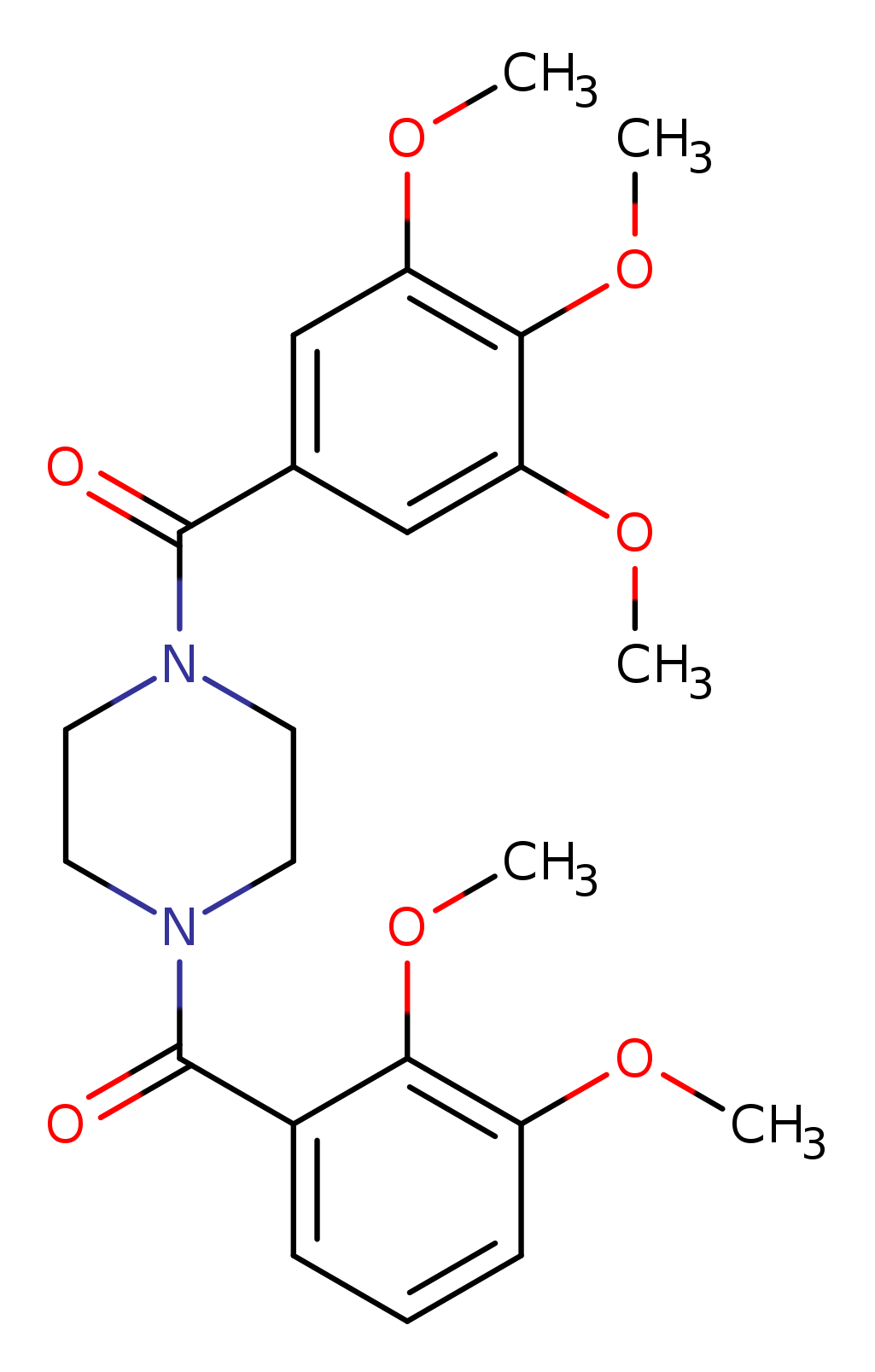 1-(2,3-dimethoxybenzoyl)-4-(3,4,5-trimethoxybenzoyl)piperazine