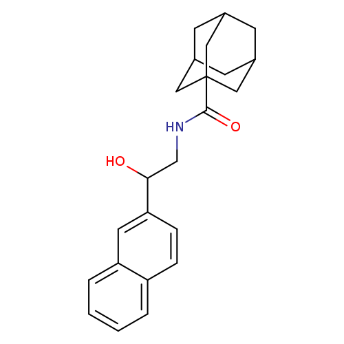 N-[2-hydroxy-2-(naphthalen-2-yl)ethyl]adamantane-1-carboxamide