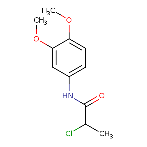 2-chloro-N-(3,4-dimethoxyphenyl)propanamide