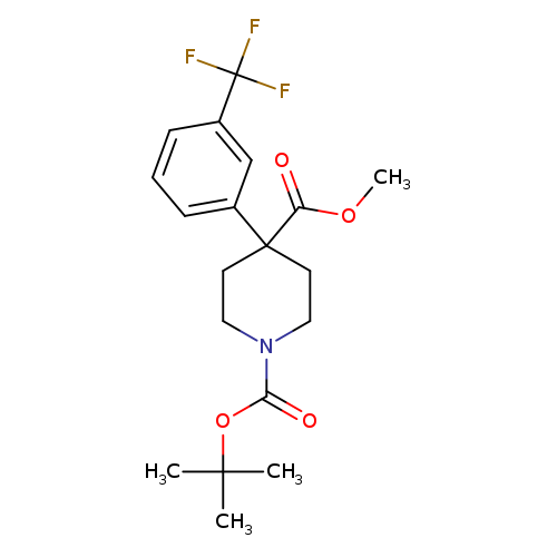 1-BOC-4-[3-(TRIFLUOROMETHYL)PHENYL]-4-PIPERIDINEDICARBOXYLIC ACID METHYL ESTER