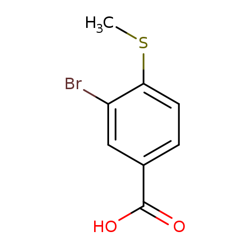 3-bromo-4-(methylsulfanyl)benzoic acid