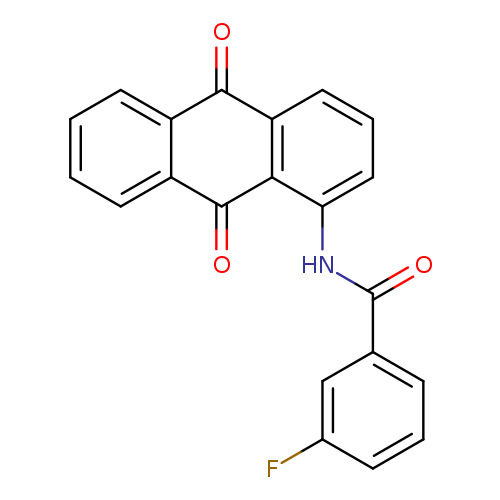 N-(9,10-dioxo-9,10-dihydroanthracen-1-yl)-3-fluorobenzamide