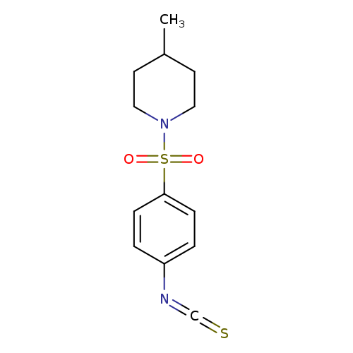 1-[(4-Isothiocyanatophenyl)sulfonyl]-4-methylpiperidine