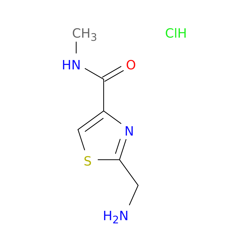 2-(aminomethyl)-N-methyl-1,3-thiazole-4-carboxamide hydrochloride