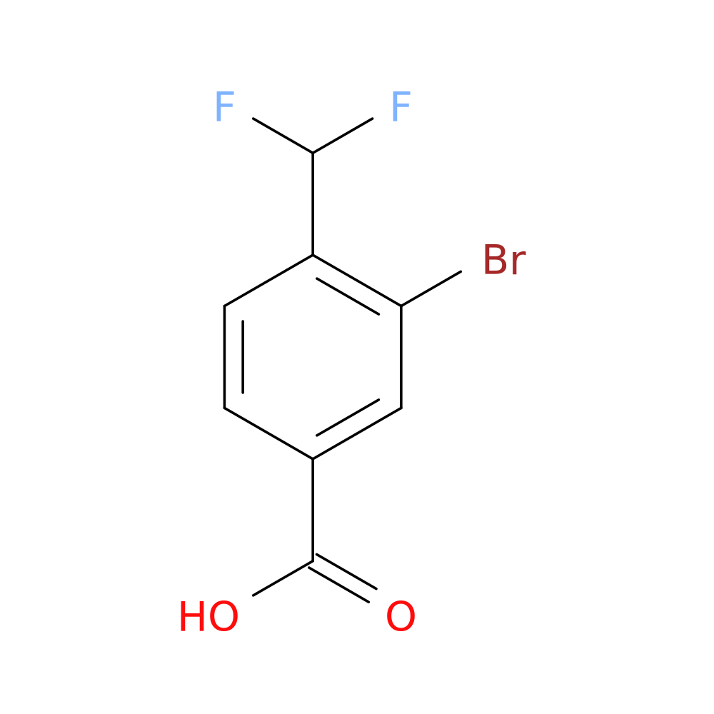 3-Bromo-4-(difluoromethyl)benzoic acid