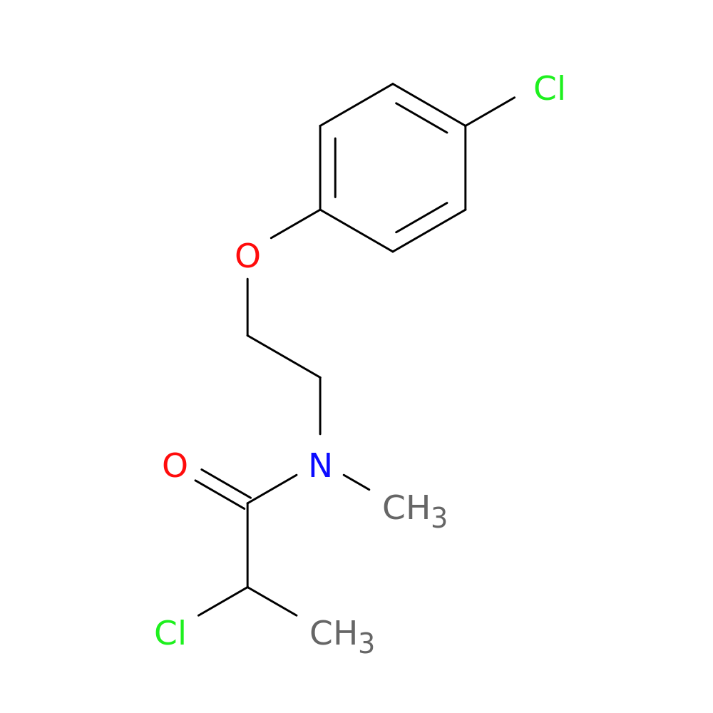 2-chloro-N-[2-(4-chlorophenoxy)ethyl]-N-methylpropanamide