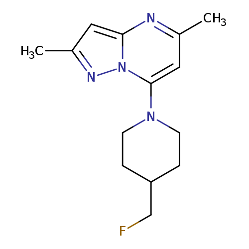1-{2,5-dimethylpyrazolo[1,5-a]pyrimidin-7-yl}-4-(fluoromethyl)piperidine