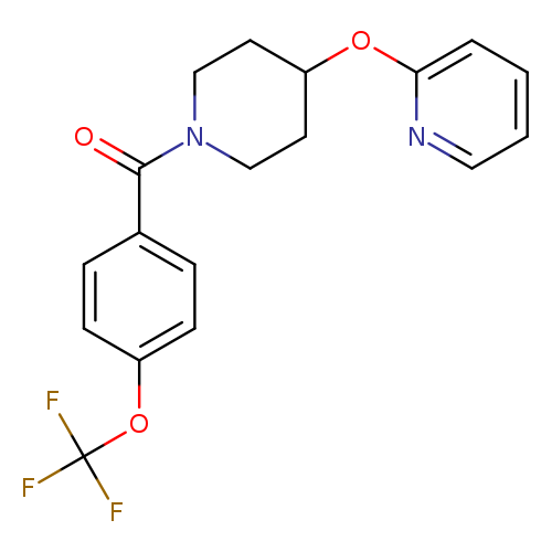 2-({1-[4-(trifluoromethoxy)benzoyl]piperidin-4-yl}oxy)pyridine