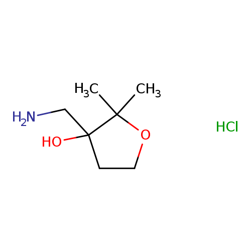 3-(aminomethyl)-2,2-dimethyloxolan-3-olhydrochloride