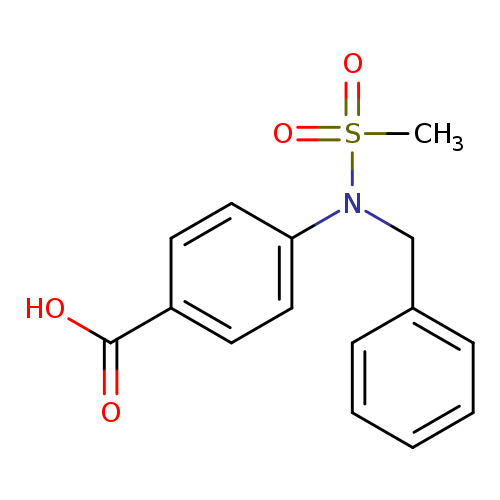 4-[Benzyl(methylsulfonyl)amino]benzoic acid