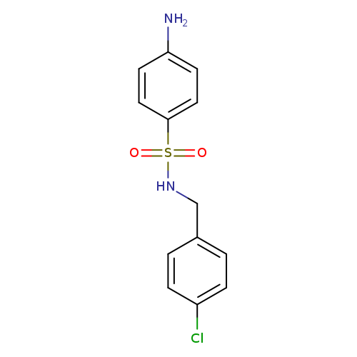 4-amino-N-[(4-chlorophenyl)methyl]benzene-1-sulfonamide