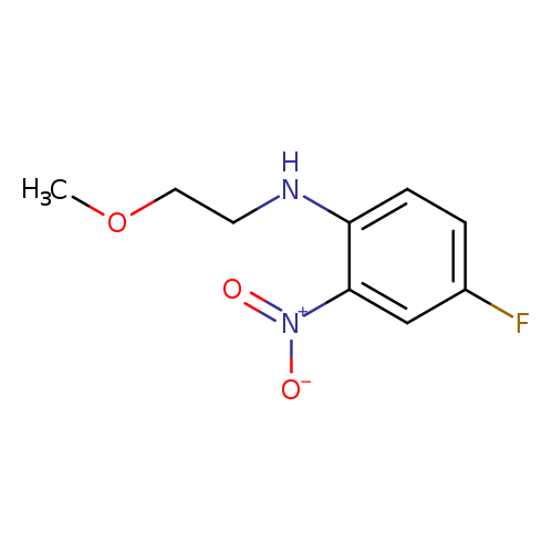 4-Fluoro-N-(2-methoxyethyl)-2-nitroaniline