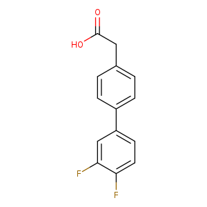 4-Biphenyl-3',4'-difluoro-acetic acid