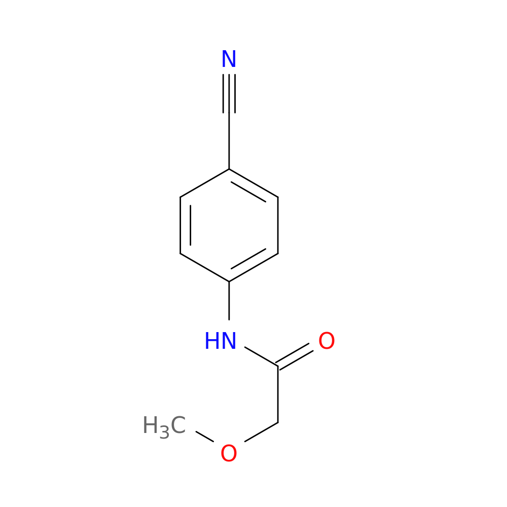 N-(4-cyanophenyl)-2-methoxyacetamide