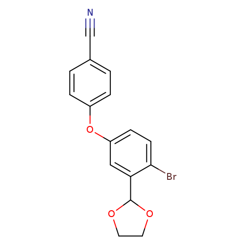 Benzonitrile, 4-[4-bromo-3-(1,3-dioxolan-2-yl)phenoxy]-