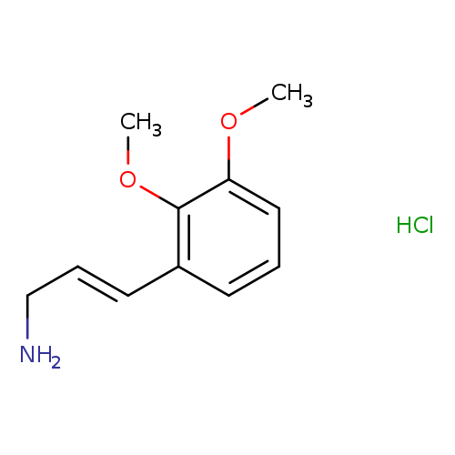 (2E)-3-(2,3-dimethoxyphenyl)prop-2-en-1-aminehydrochloride