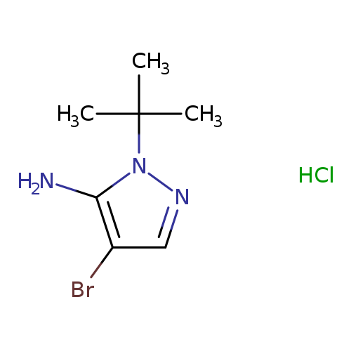 4-bromo-1-tert-butyl-1H-pyrazol-5-amine hydrochloride