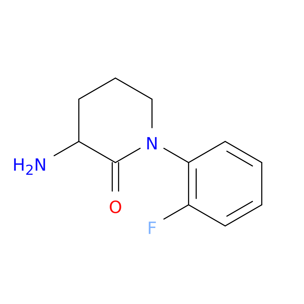 3-amino-1-(2-fluorophenyl)piperidin-2-one