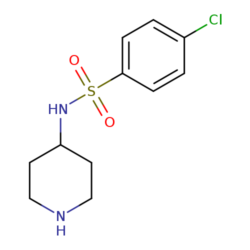 4-chloro-N-(piperidin-4-yl)benzene-1-sulfonamide