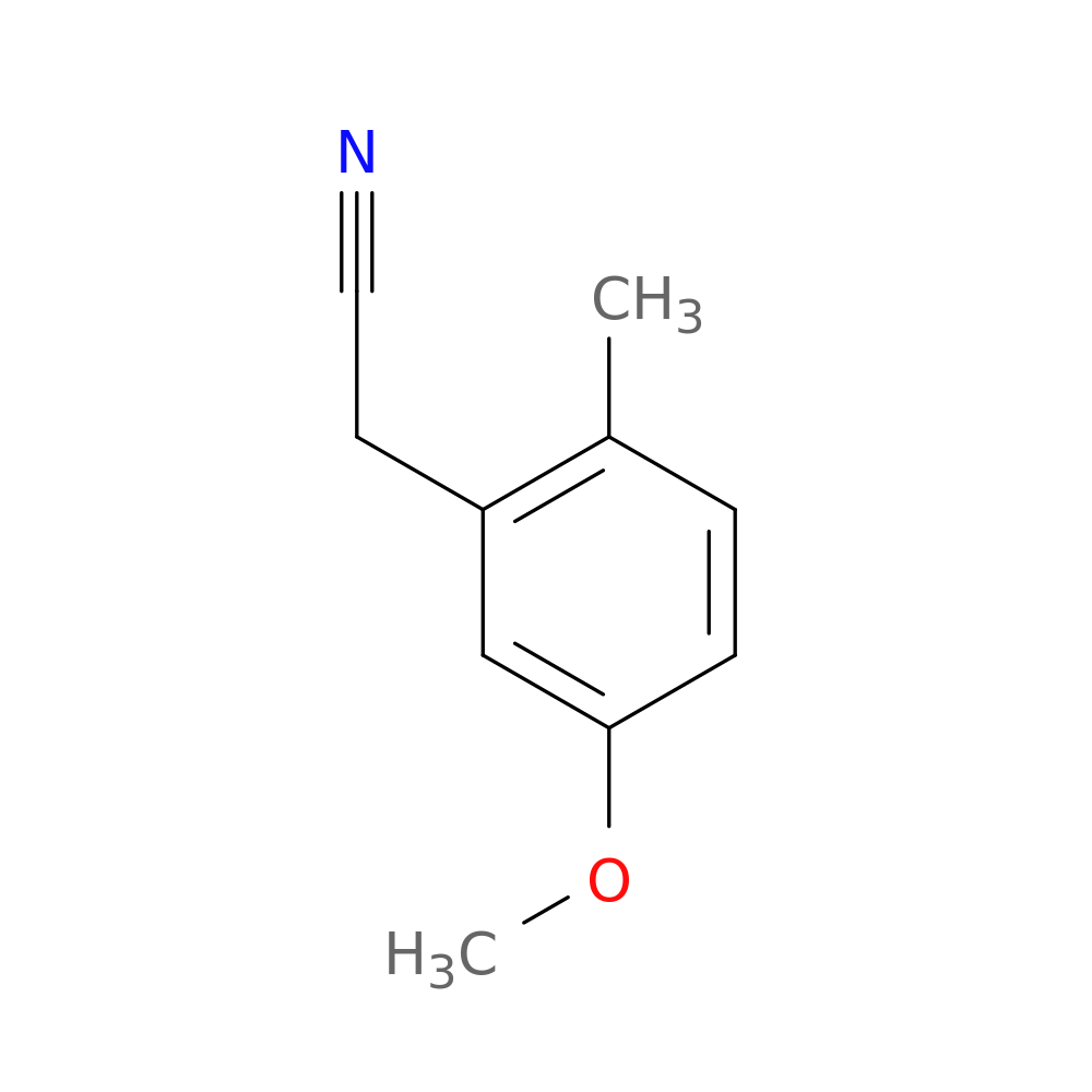 5-Methoxy-2-methylbenzeneacetonitrile