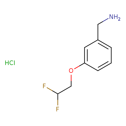 [3-(2,2-Difluoroethoxy)phenyl]methanamine hydrochloride