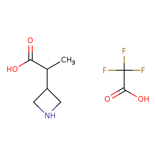 2-(azetidin-3-yl)propanoic acid, trifluoroacetic acid