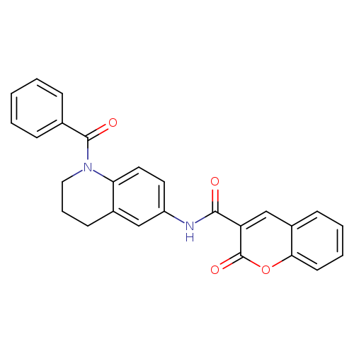 N-(1-benzoyl-1,2,3,4-tetrahydroquinolin-6-yl)-2-oxo-2H-chromene-3-carboxamide
