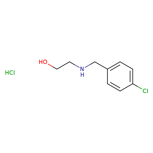 2-([(4-Chlorophenyl)methyl]amino)ethan-1-ol hydrochloride