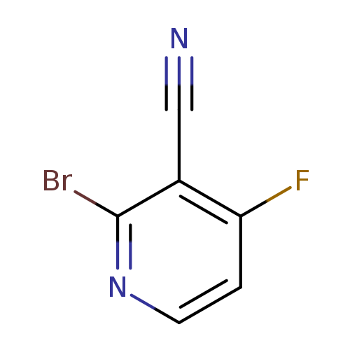 3-Pyridinecarbonitrile, 2-bromo-4-fluoro-