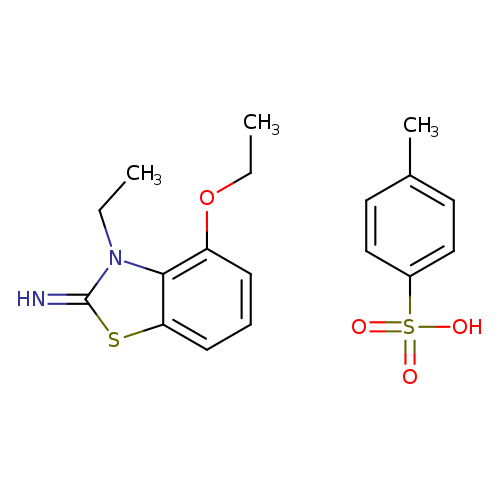 4-ethoxy-3-ethyl-2,3-dihydro-1,3-benzothiazol-2-imine; 4-methylbenzene-1-sulfonic acid