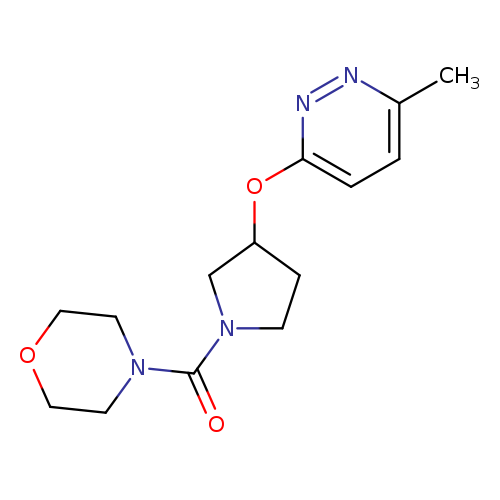 4-{3-[(6-methylpyridazin-3-yl)oxy]pyrrolidine-1-carbonyl}morpholine