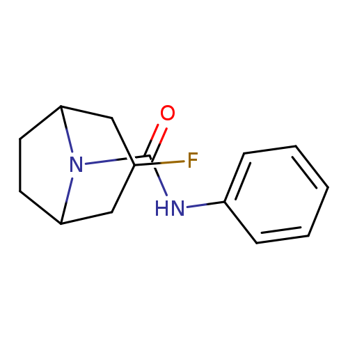 3-fluoro-N-phenyl-8-azabicyclo[3.2.1]octane-8-carboxamide