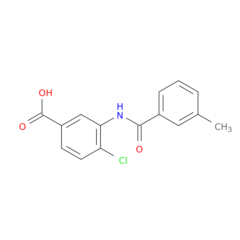 4-chloro-3-(3-methylbenzamido)benzoic acid