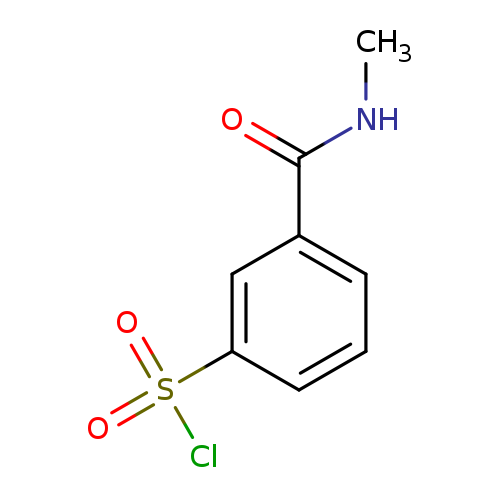 Benzenesulfonyl chloride, 3-[(methylamino)carbonyl]-