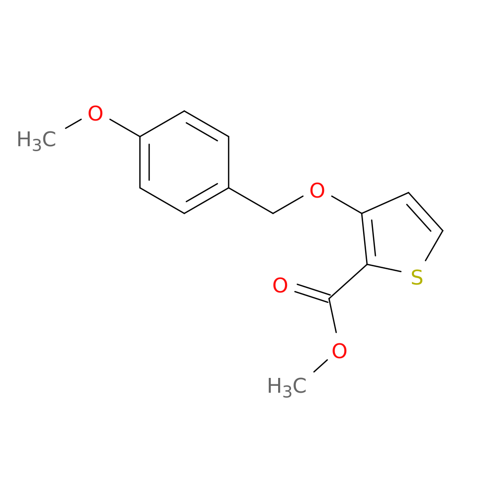 methyl 3-[(4-methoxyphenyl)methoxy]thiophene-2-carboxylate
