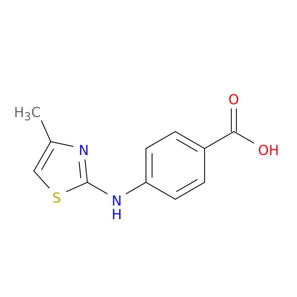 4-[(4-methyl-1,3-thiazol-2-yl)amino]benzoic acid