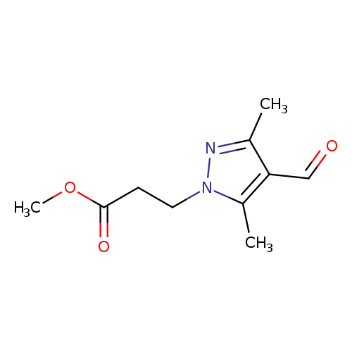 Methyl 3-(4-formyl-3,5-dimethyl-1H-pyrazol-1-yl)propanoate