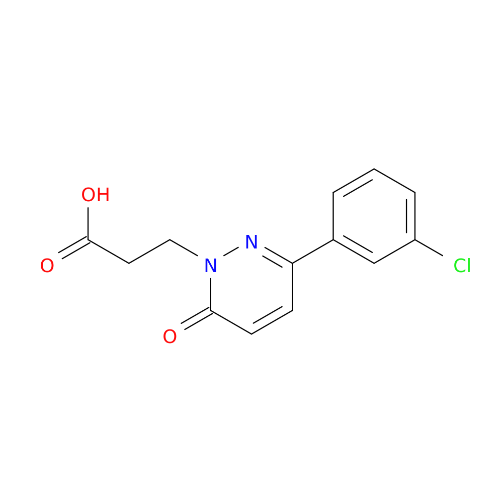 3-[3-(3-Chloro-phenyl)-6-oxo-6H-pyridazin-1-yl]-propionic acid