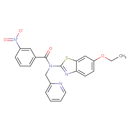 N-(6-ethoxy-1,3-benzothiazol-2-yl)-3-nitro-N-[(pyridin-2-yl)methyl]benzamide
