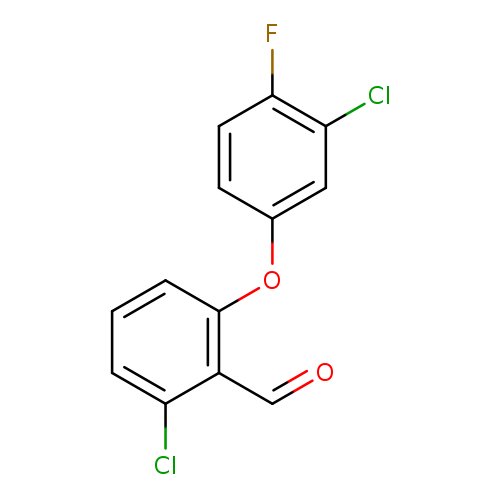 2-chloro-6-(3-chloro-4-fluorophenoxy)benzaldehyde