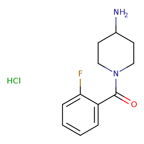 (4-Aminopiperidin-1-yl)(2-fluorophenyl)methanone hydrochloride