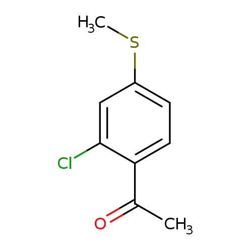 1-[2-chloro-4-(methylsulfanyl)phenyl]ethan-1-one