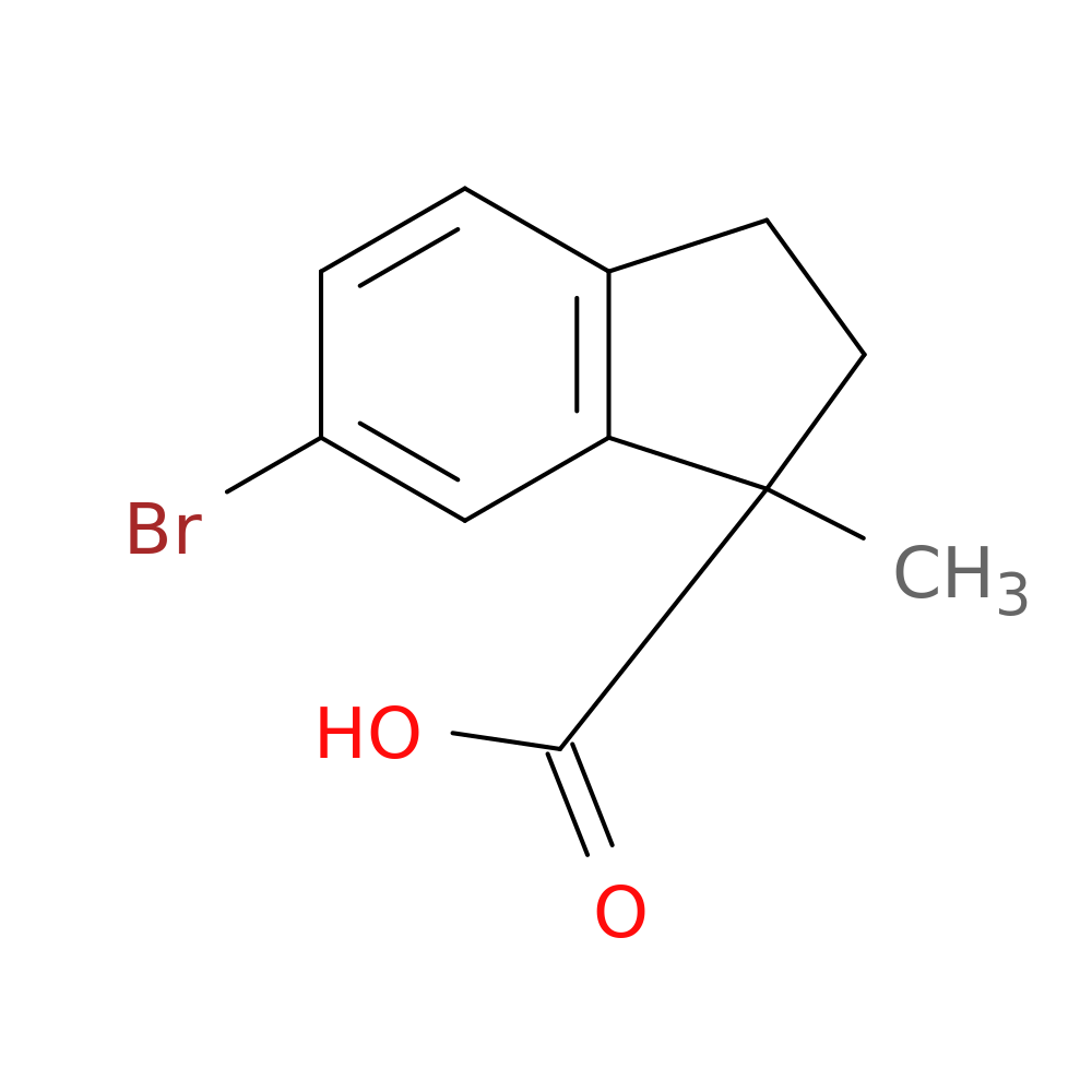 6-bromo-1-methyl-2,3-dihydro-1H-indene-1-carboxylic acid