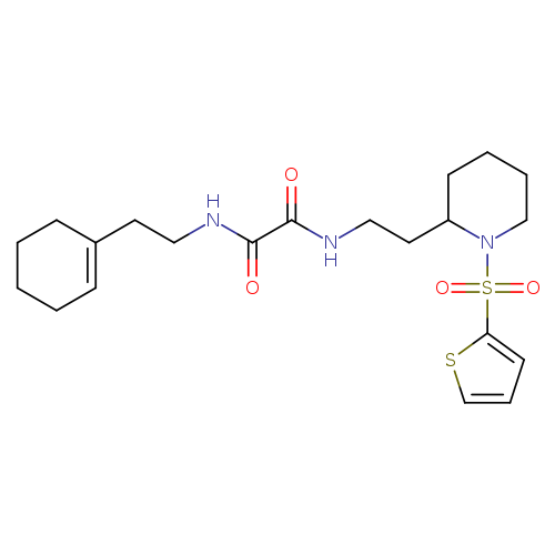 N'-[2-(cyclohex-1-en-1-yl)ethyl]-N-{2-[1-(thiophene-2-sulfonyl)piperidin-2-yl]ethyl}ethanediamide