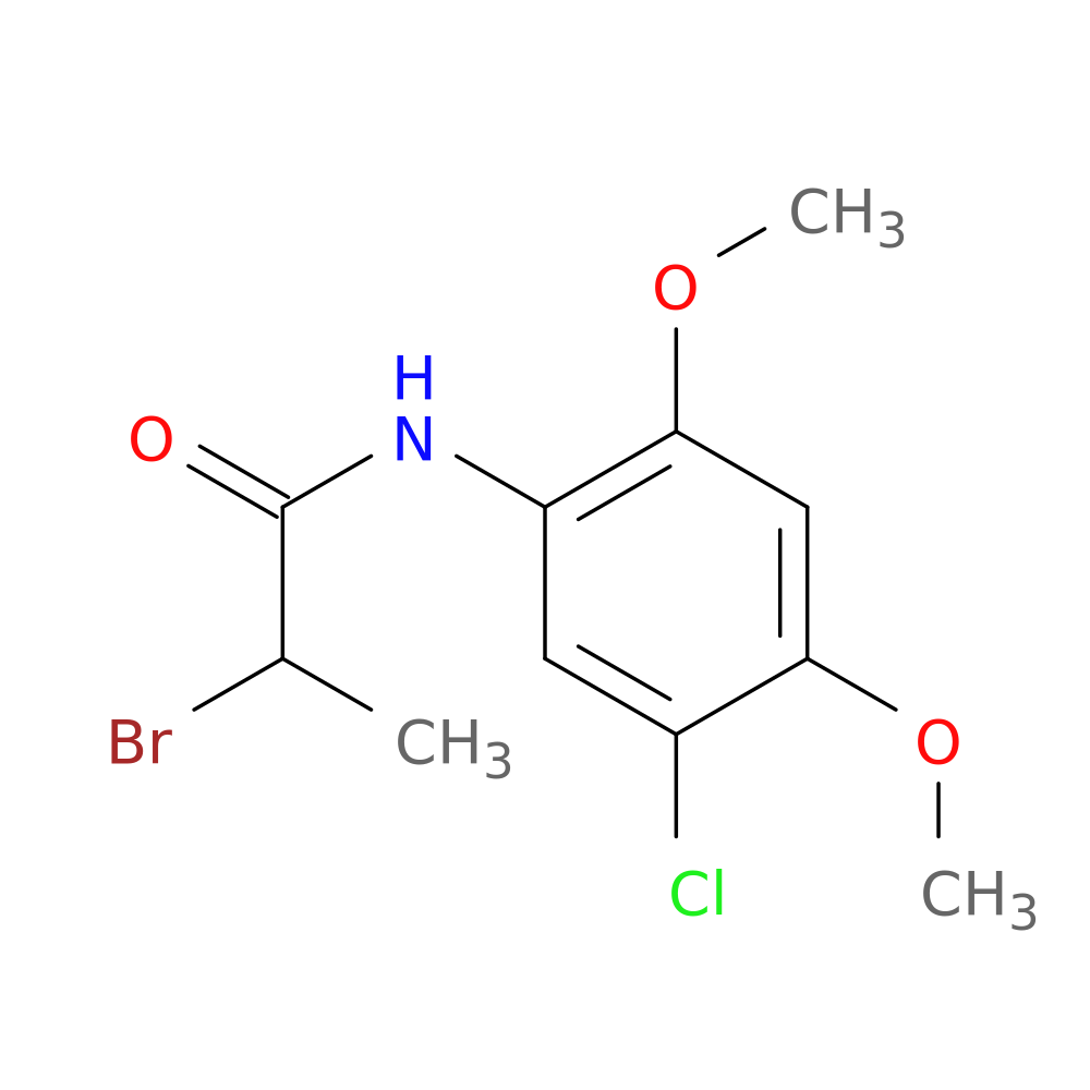 2-Bromo-n-(5-chloro-2,4-dimethoxyphenyl)propanamide