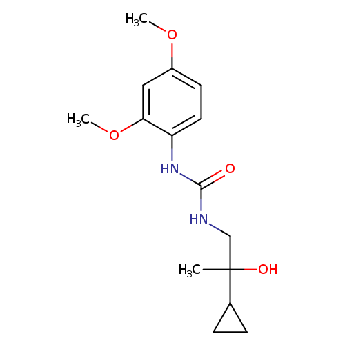 3-(2-cyclopropyl-2-hydroxypropyl)-1-(2,4-dimethoxyphenyl)urea